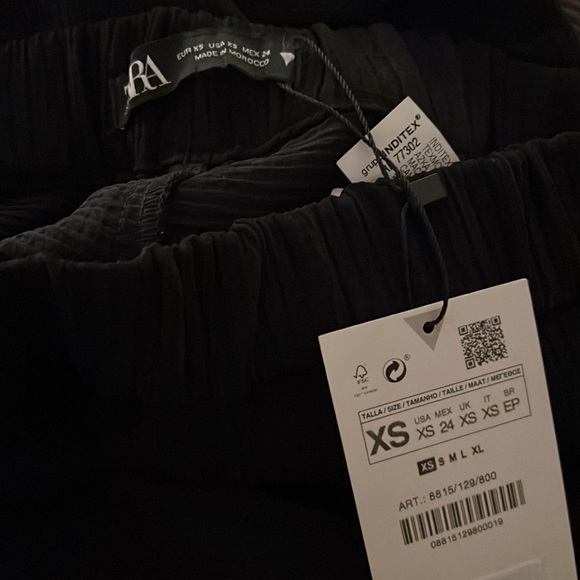 ZARA Structured Slit Pants - Picture 6 of 9